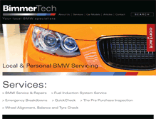 Tablet Screenshot of bimmertech.com.au